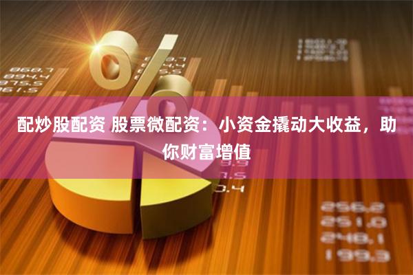 配炒股配资 股票微配资：小资金撬动大收益，助你财富增值